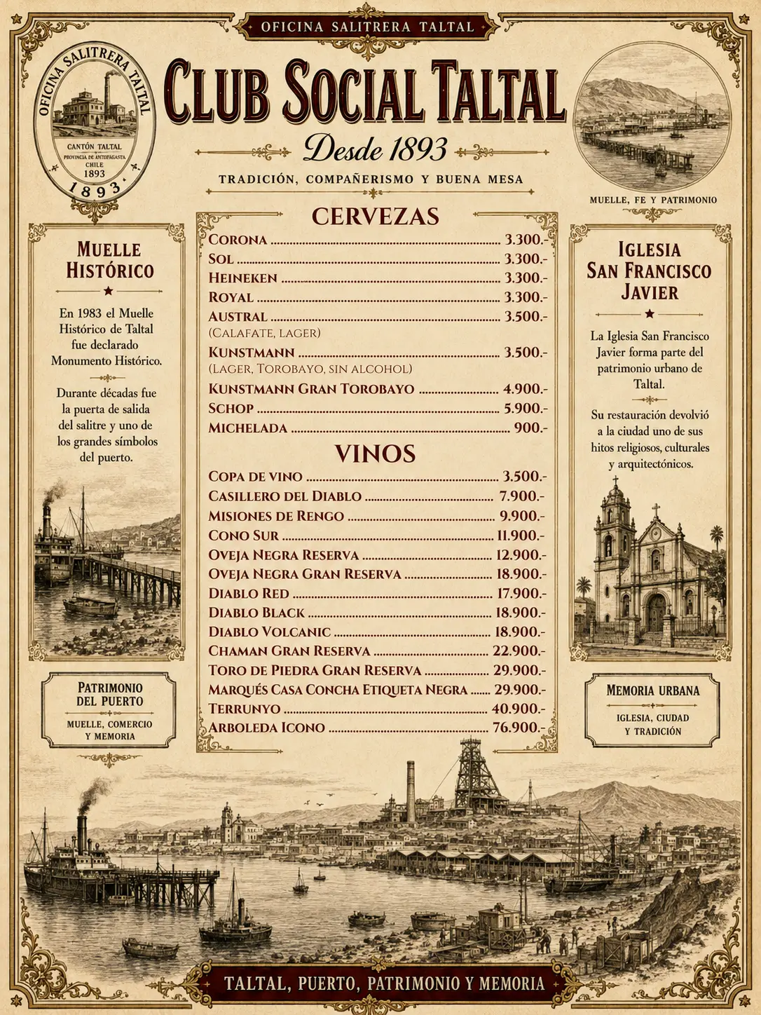 Cervezas y vinos