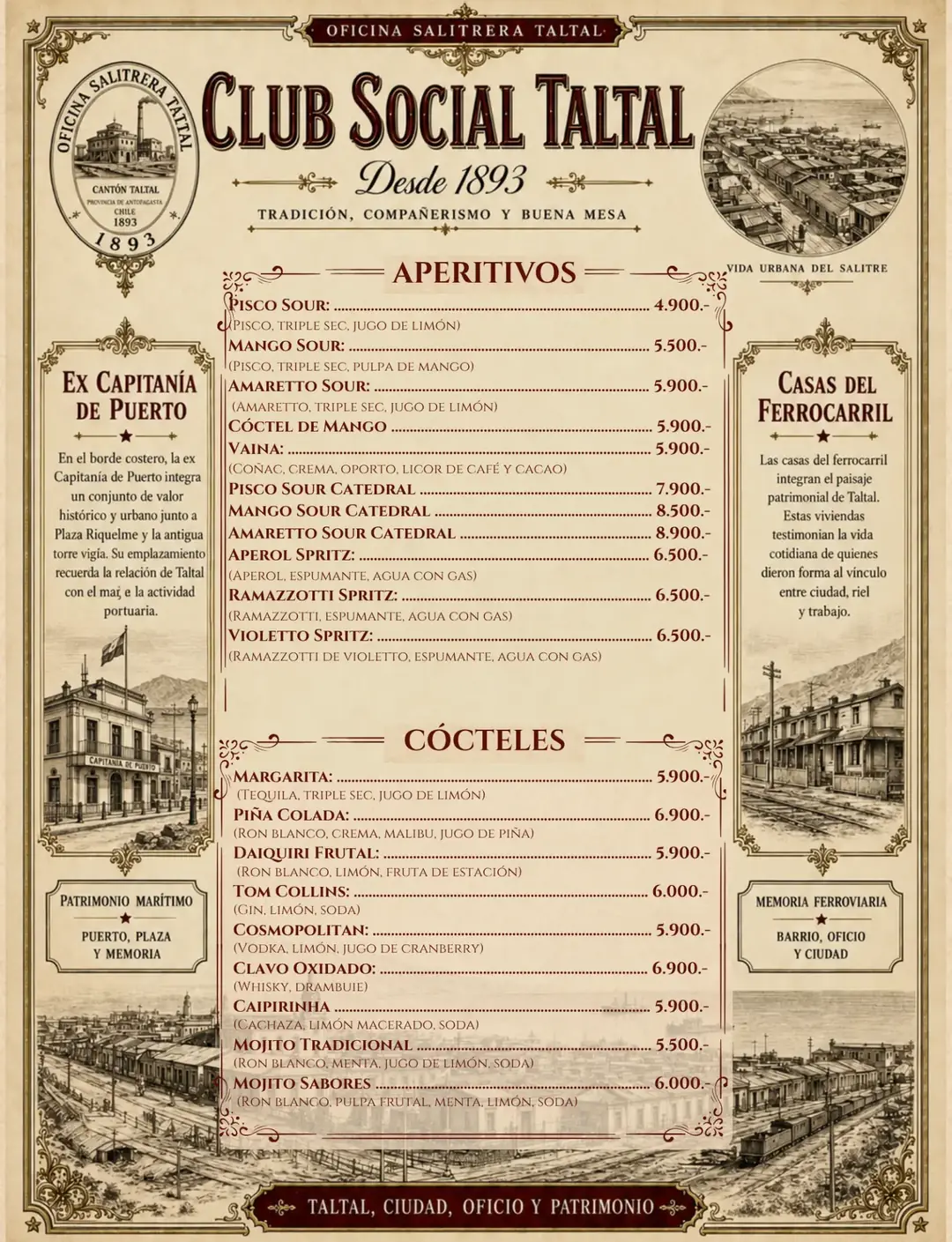 Aperitivos y cócteles