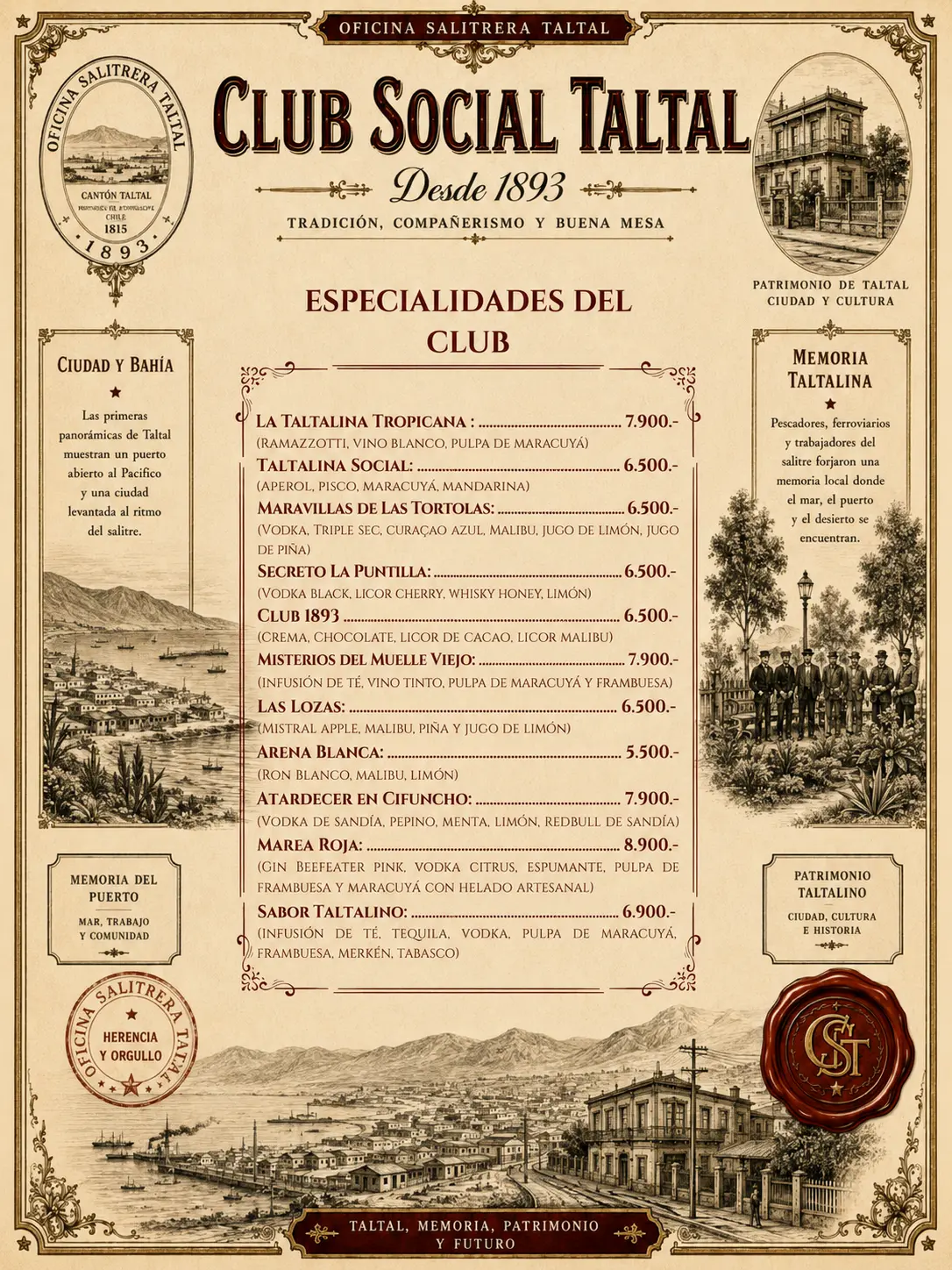Especialidades del club